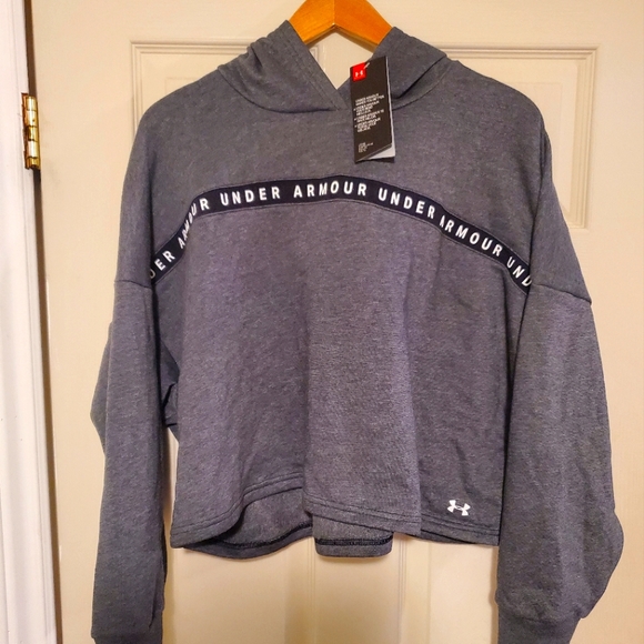 Under Armour Classics Cropped Hoodie - Picture 1 of 2